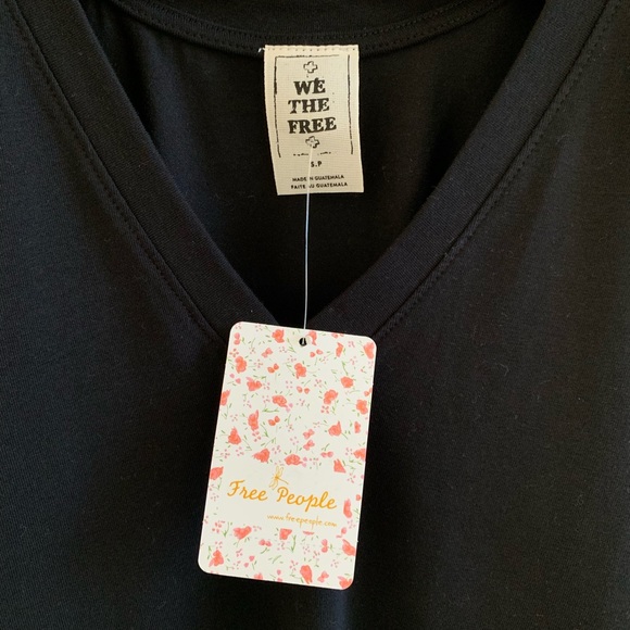 Free People Sleeveless V Neck Knit Tee - Picture 4 of 7